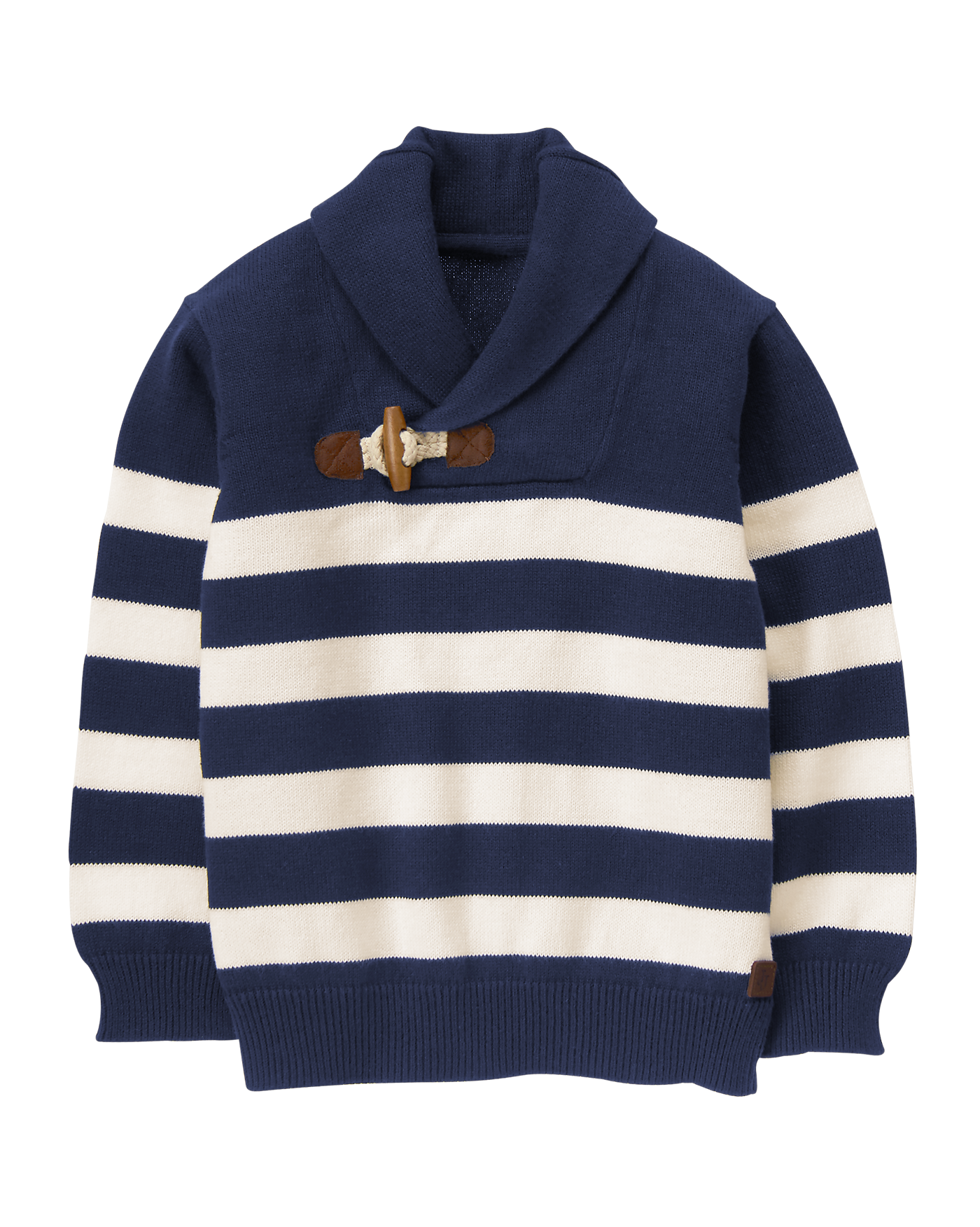 Striped Shawl Sweater