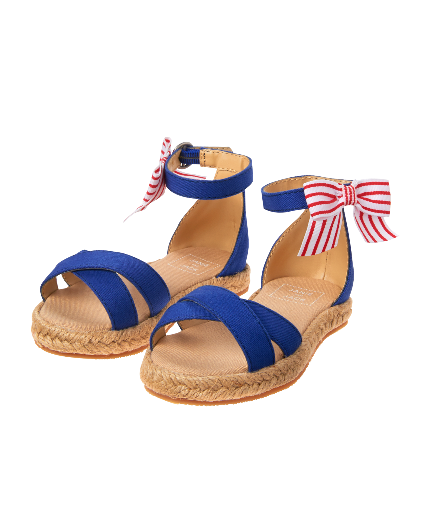 Striped Bow Espadrille image number 0