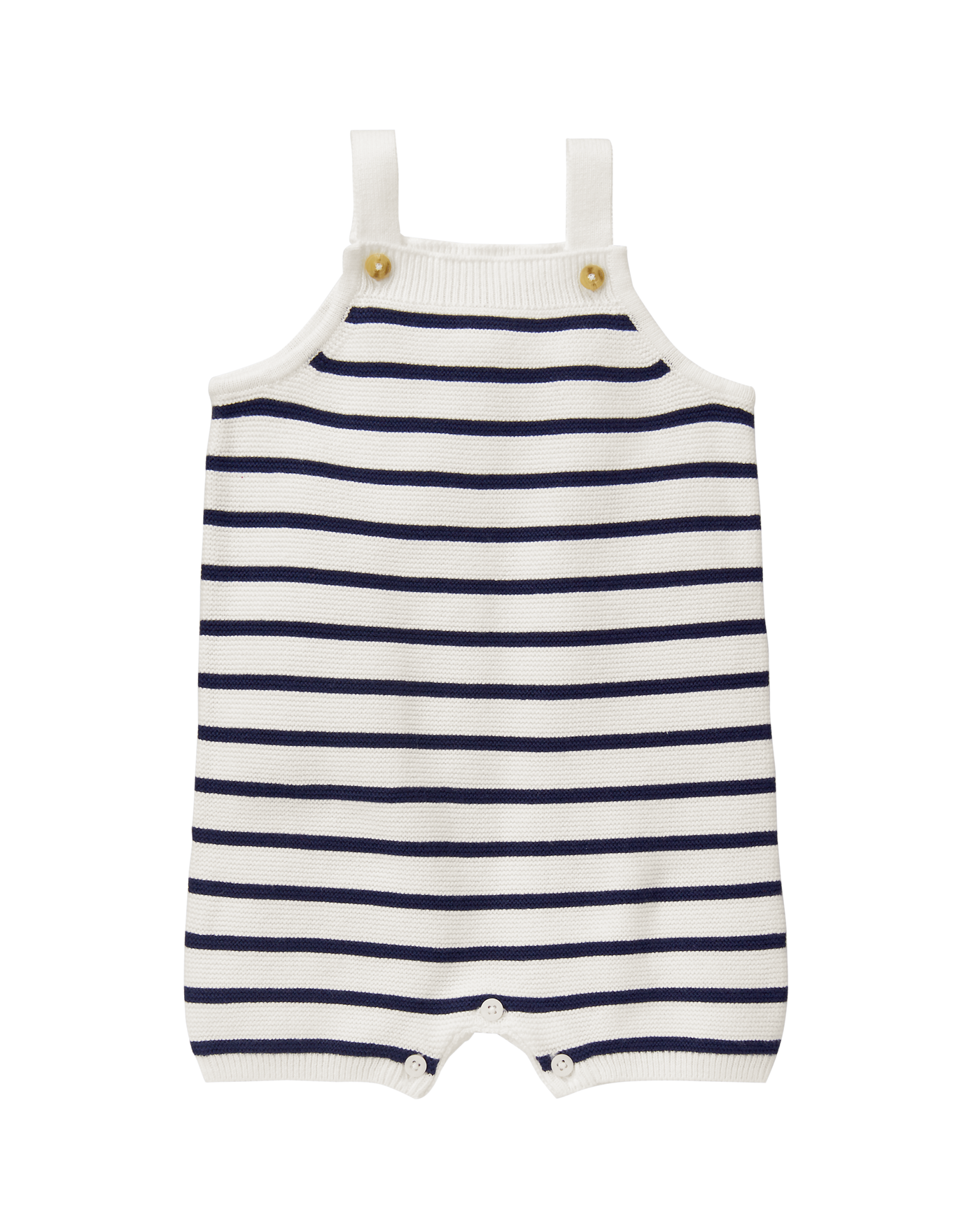 Striped Sweater Shortall image number 0