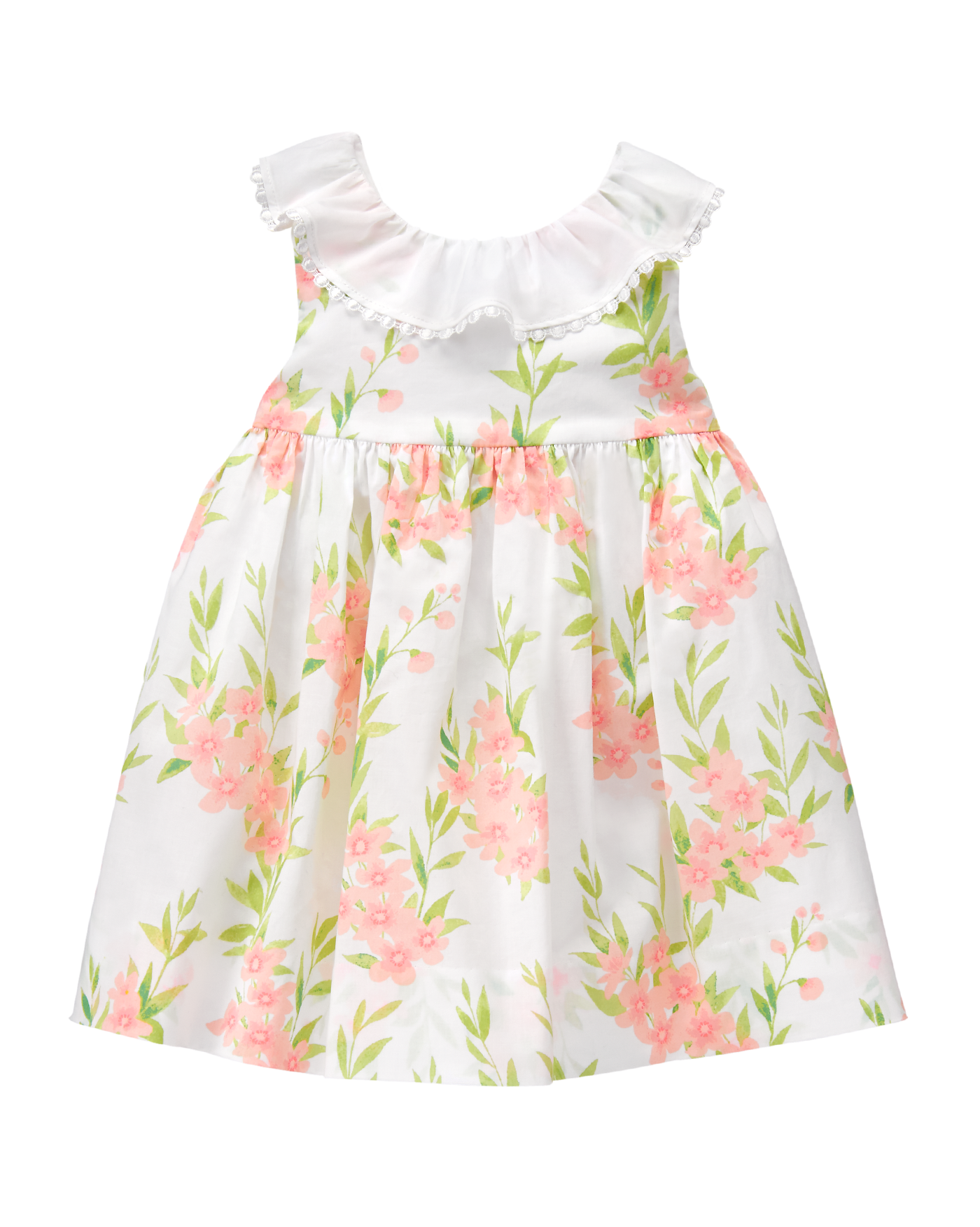 Sale White Bloom Floral Dress by Janie and Jack