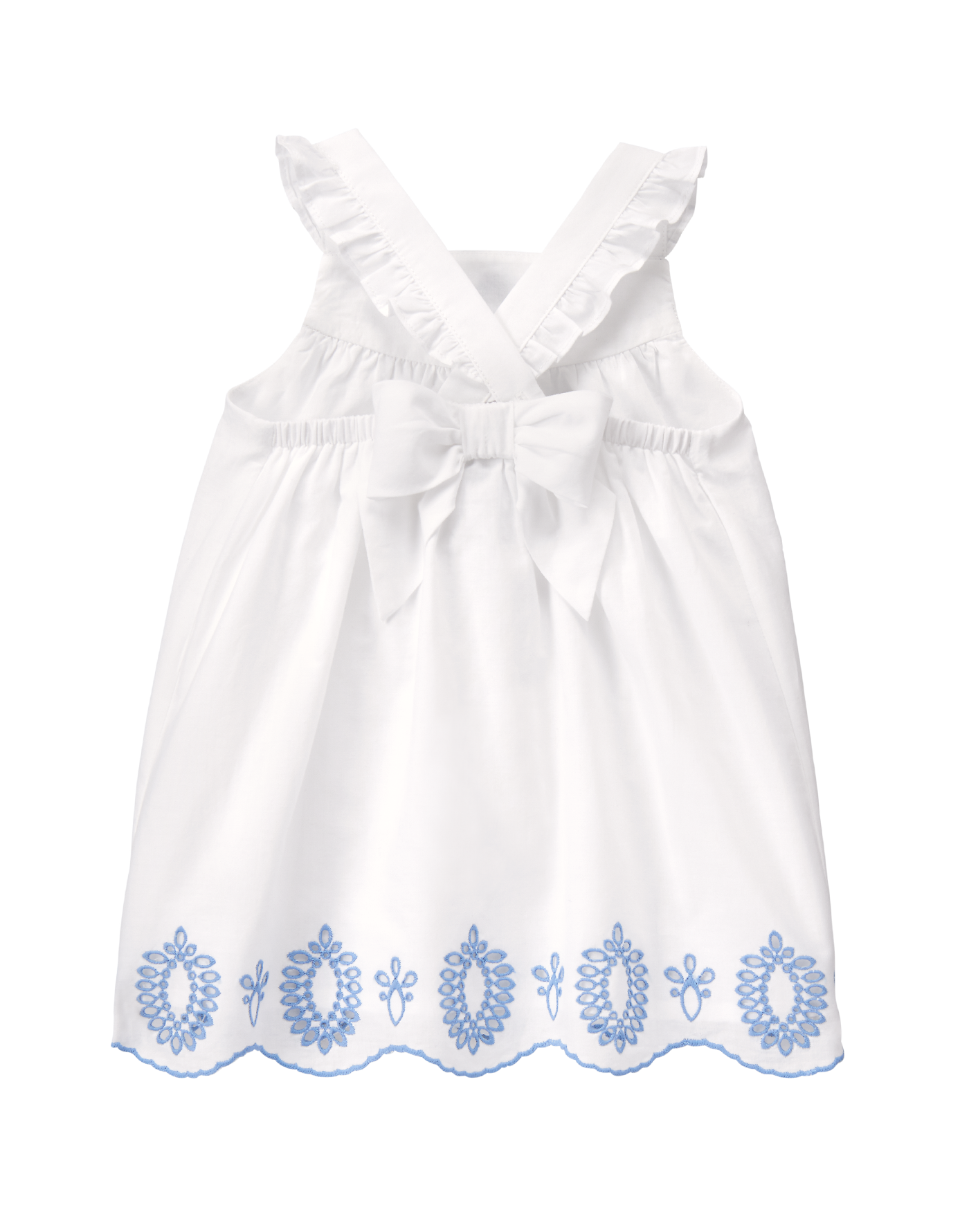 Embroidered Eyelet Dress image number 1