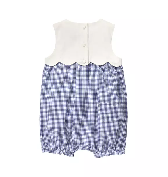 Scalloped Gingham 1-Piece image number 1