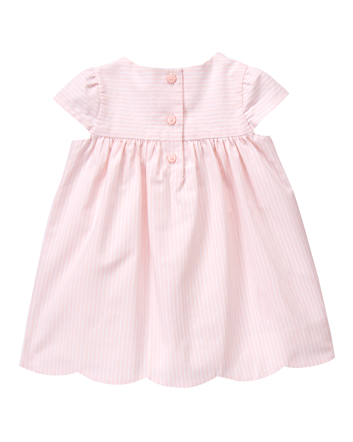 Striped Scalloped Dress image number 1