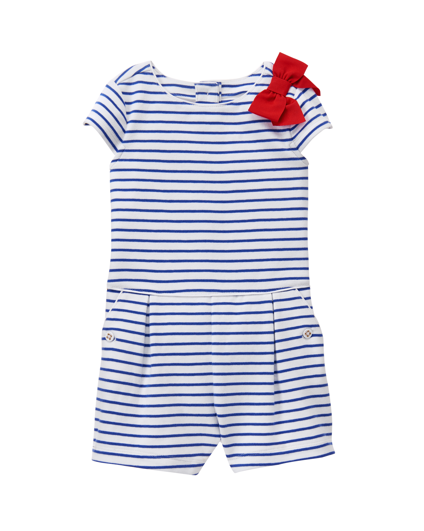 Striped Romper image number 0