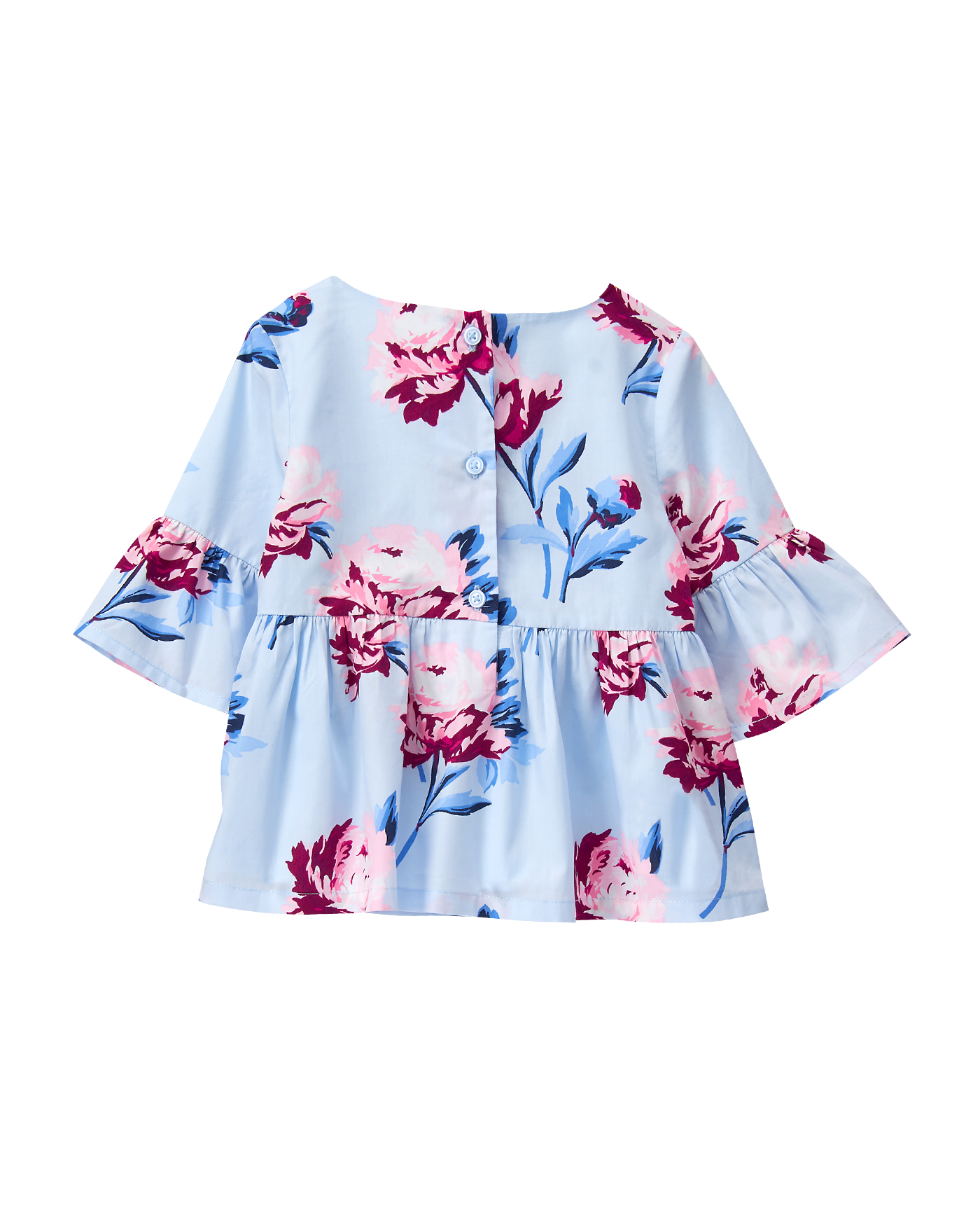 Bell Sleeve Peplum Top image number 1