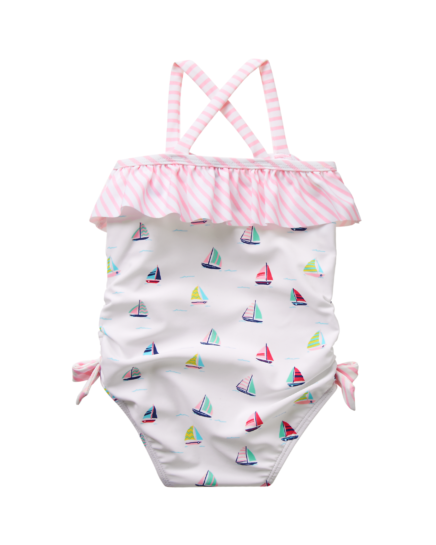 Sailboat Print Swimsuit image number 1