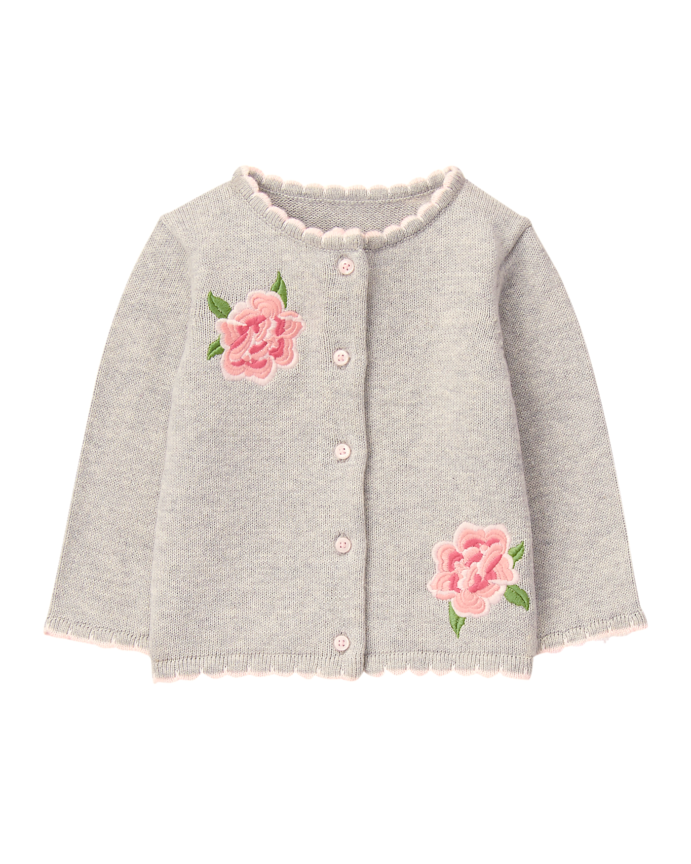 Embroidered Rose Cardigan image number 0