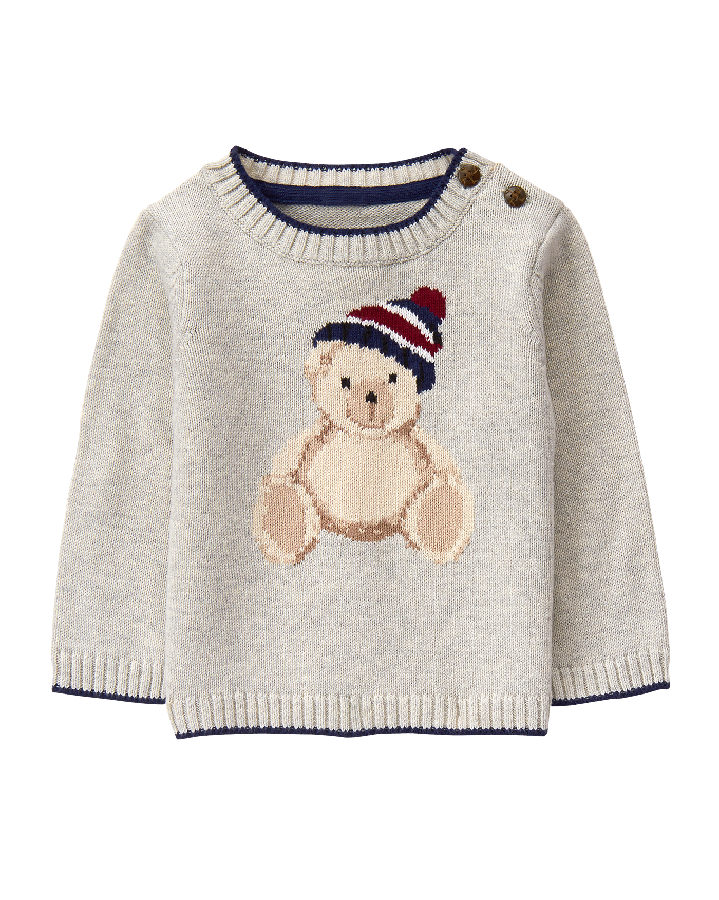 Baby Boy Cartonn Bear Pattern O-Neck Casual Hoodies – MyKids-USA™