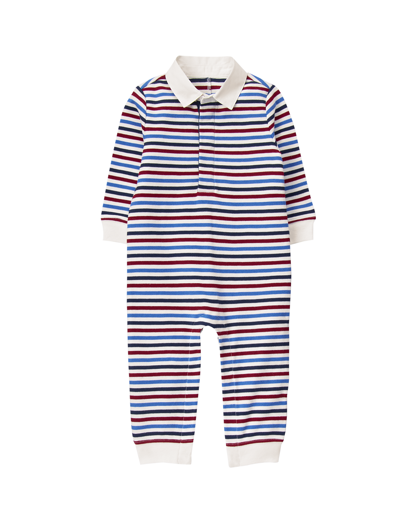 Striped Polo 1-Piece image number 0