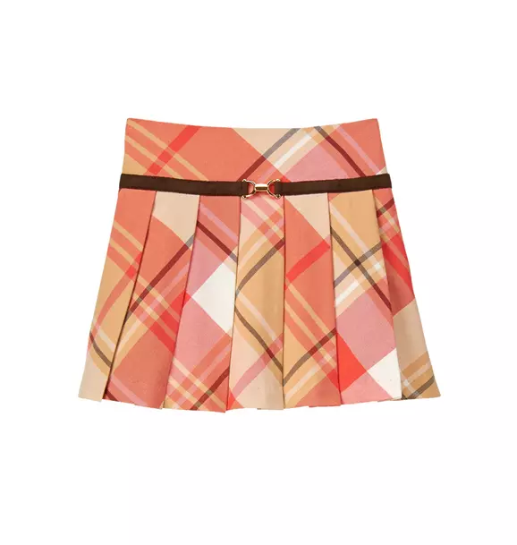 Pleated Plaid Skirt image number 0