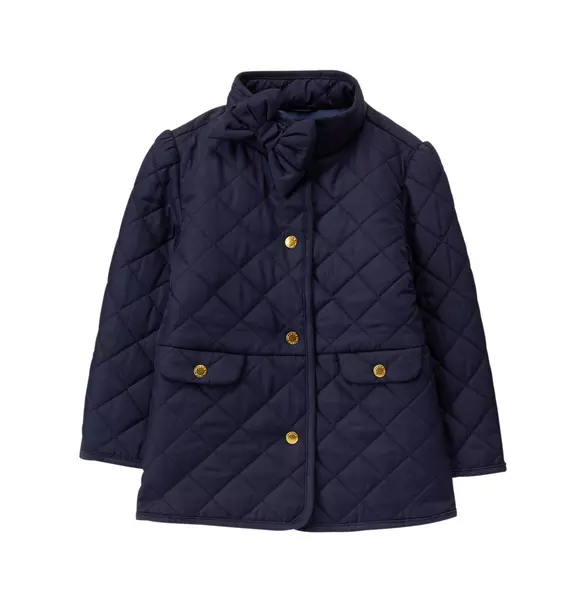 Bow Quilted Jacket image number 0
