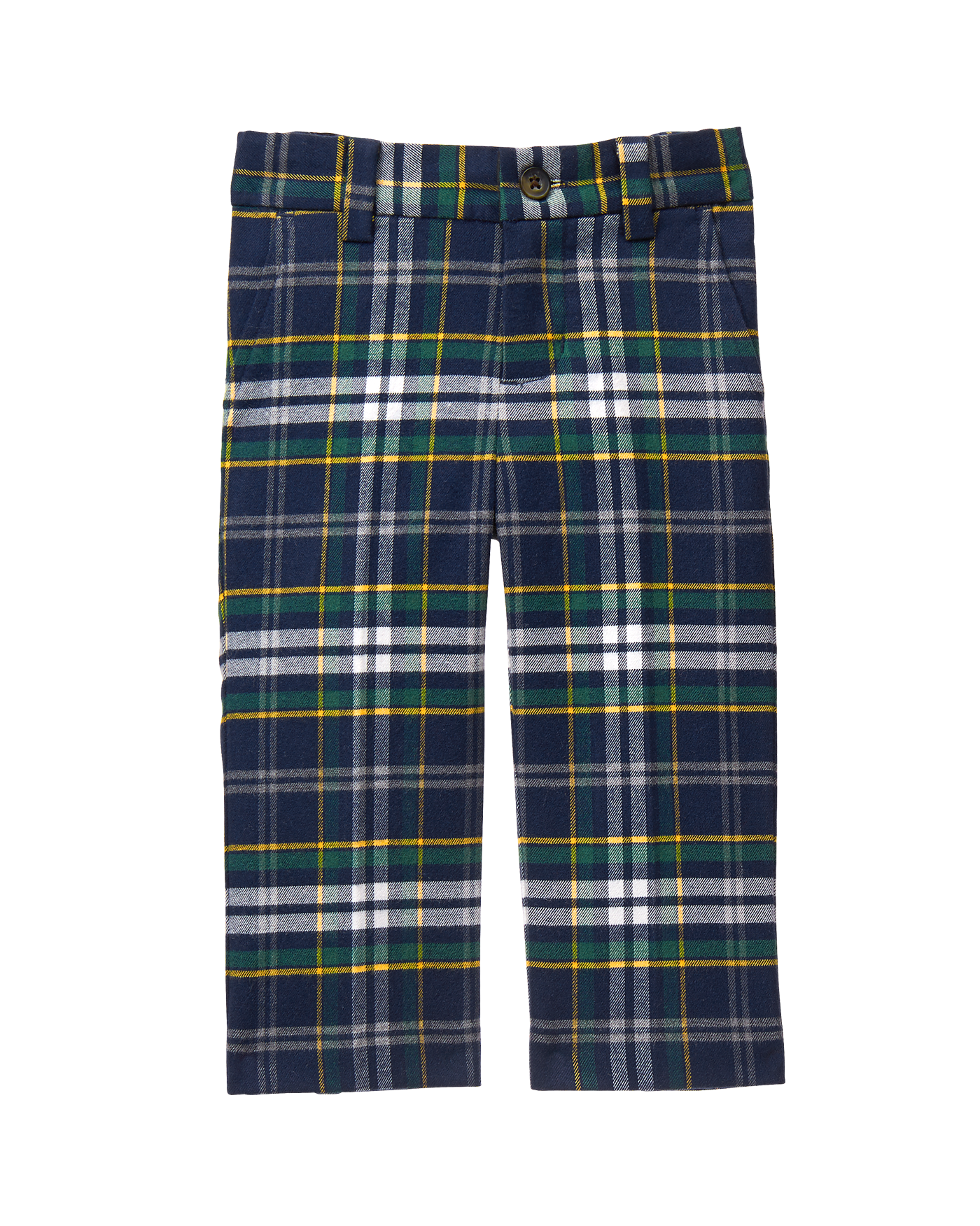 boys green plaid pants