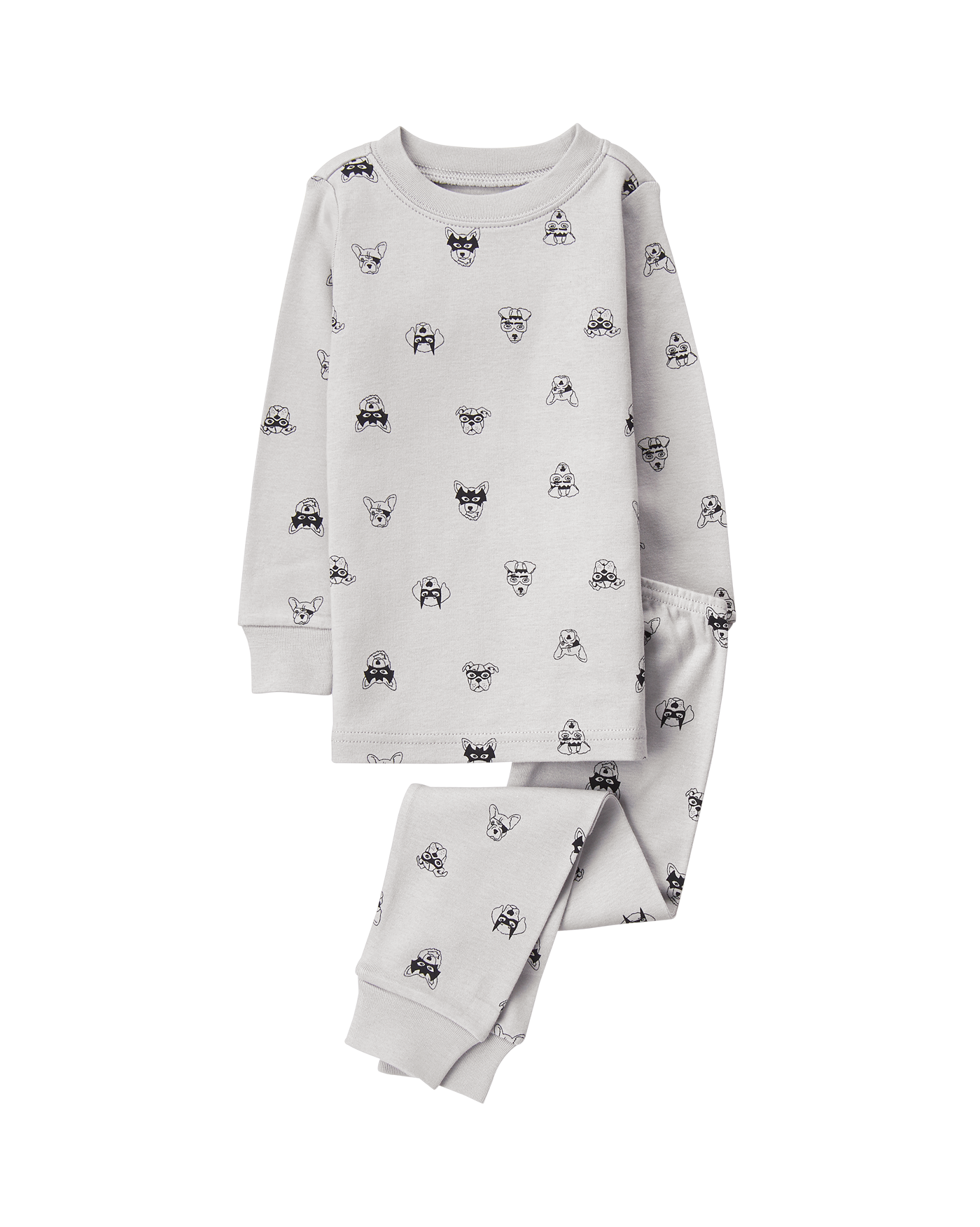 Masked Dogs Pajama Set image number 0