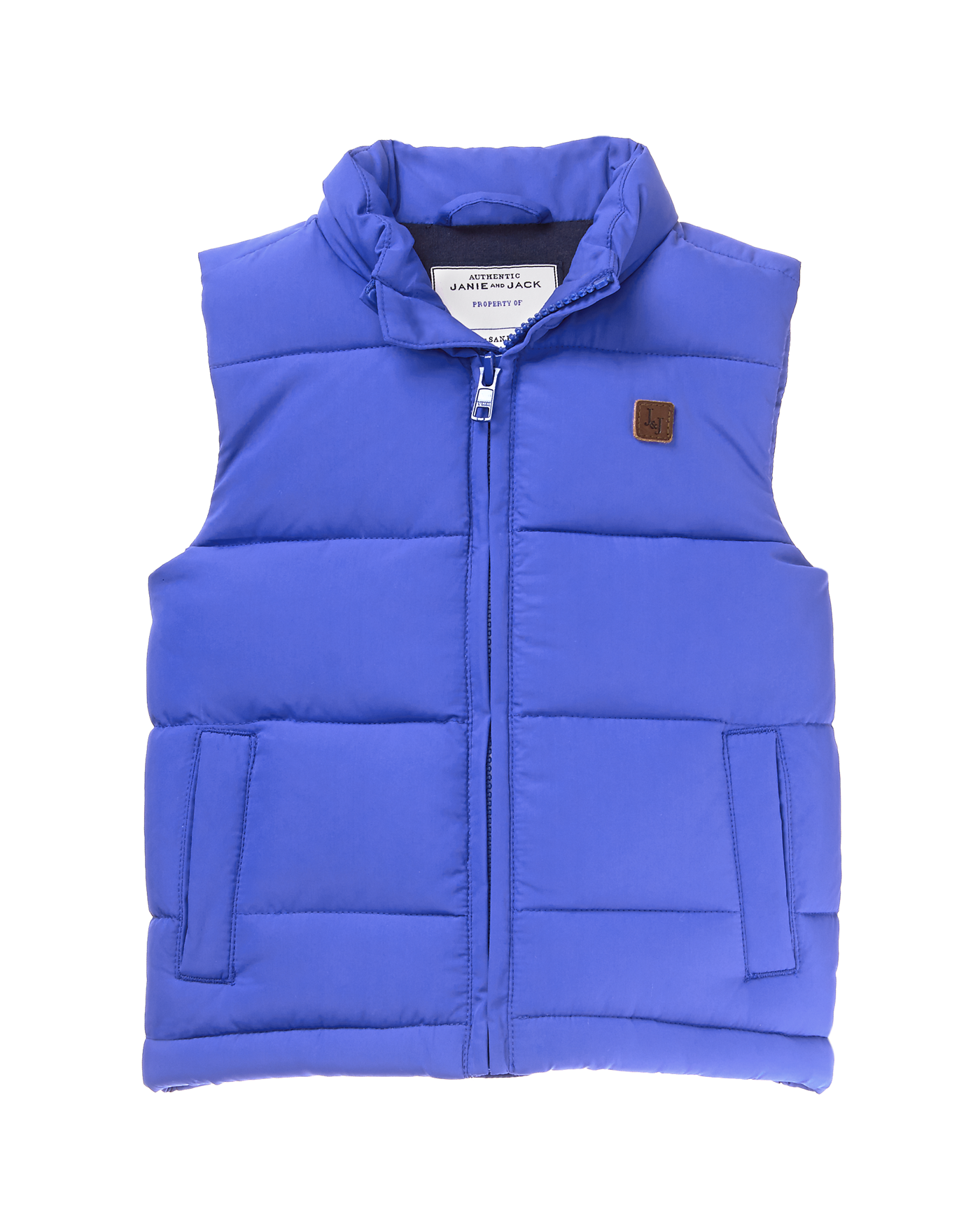 Boy Royal Blue Puffer Vest by Janie and Jack