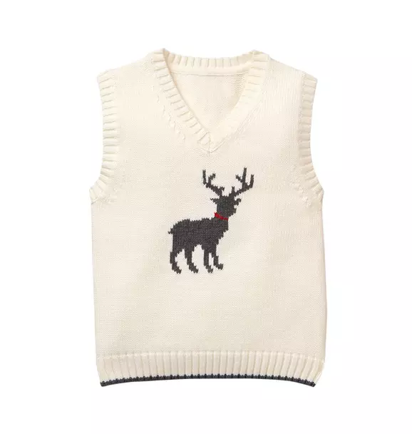 Deer Sweater Vest image number 0