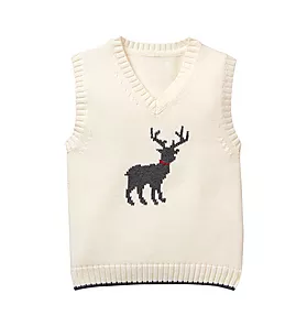 Deer Sweater Vest