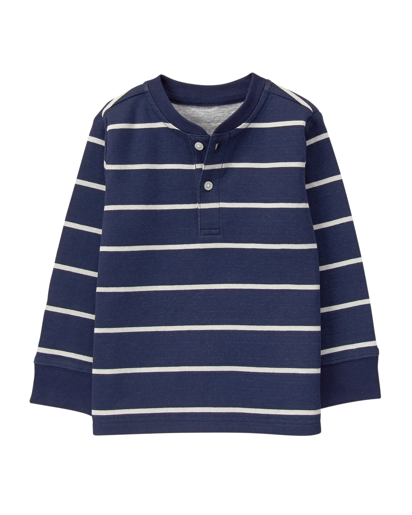 Striped Henley Shirt image number 0