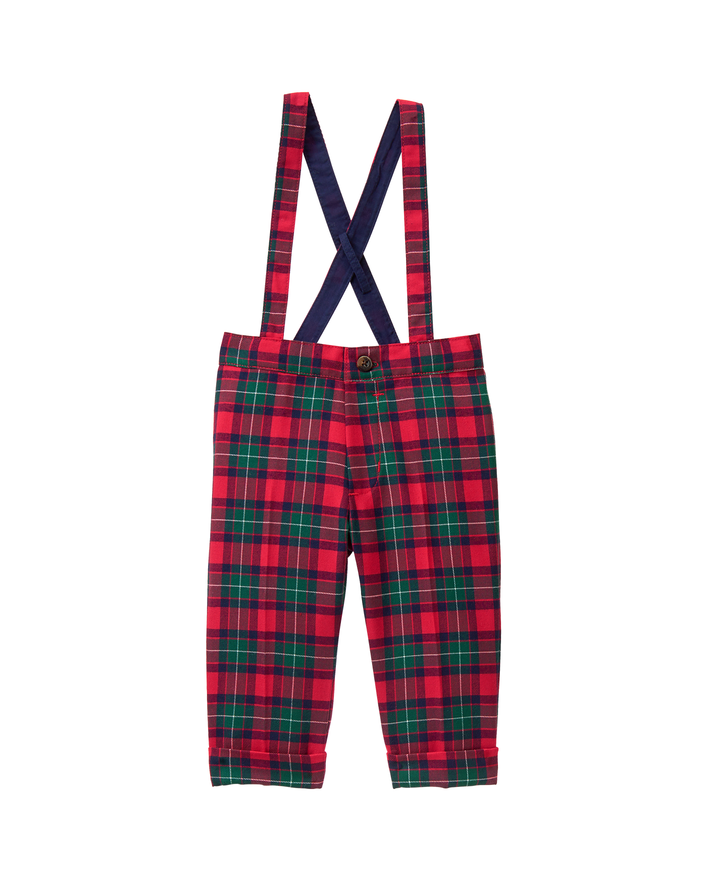 Plaid Suspender Pant image number 0