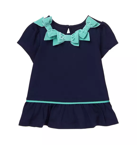Bow Peplum Top image number 0