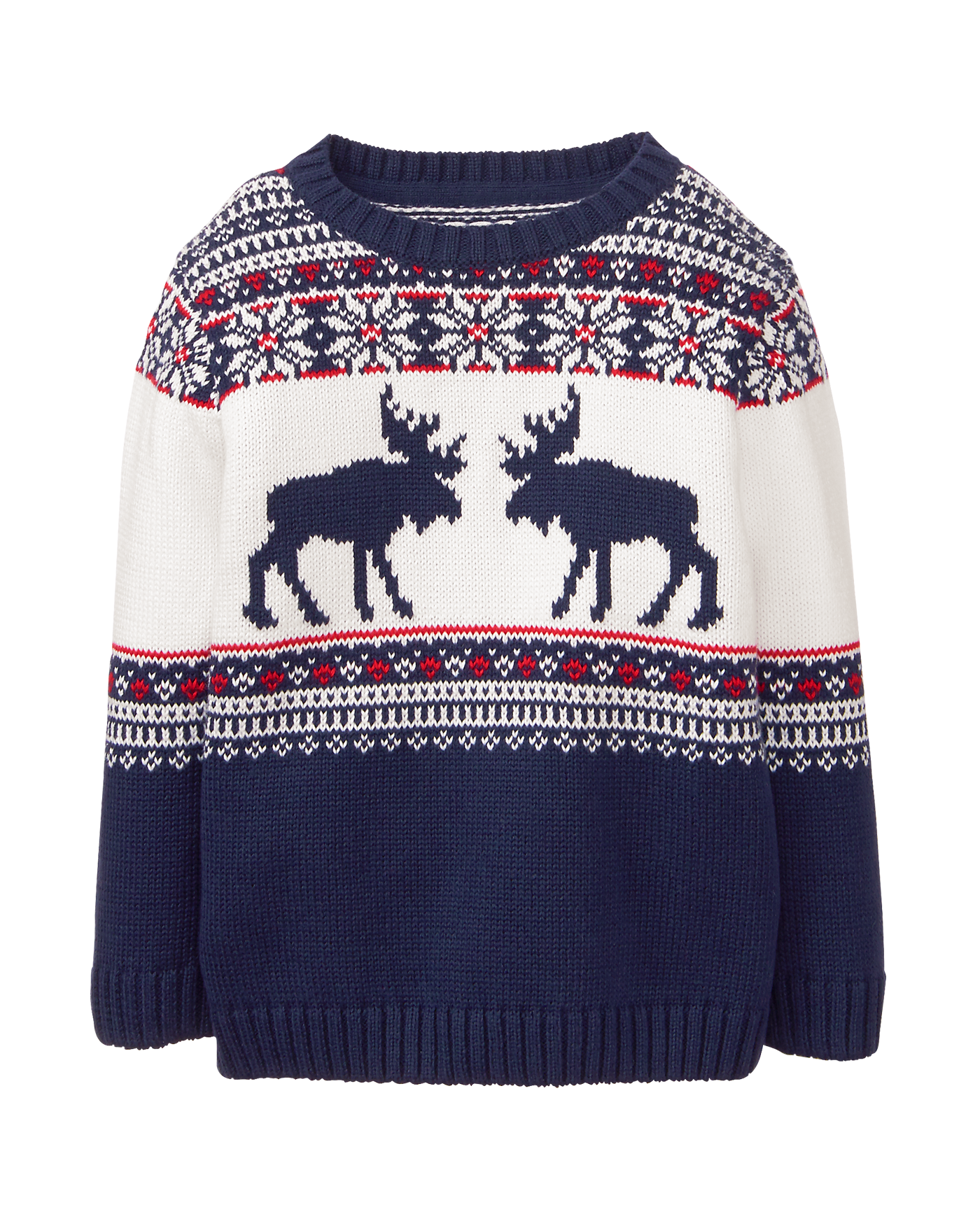 Moose Fair Isle Sweater image number 0