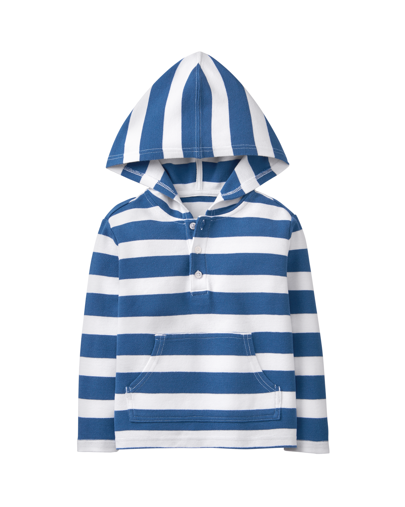 Striped Hooded Pullover image number 0