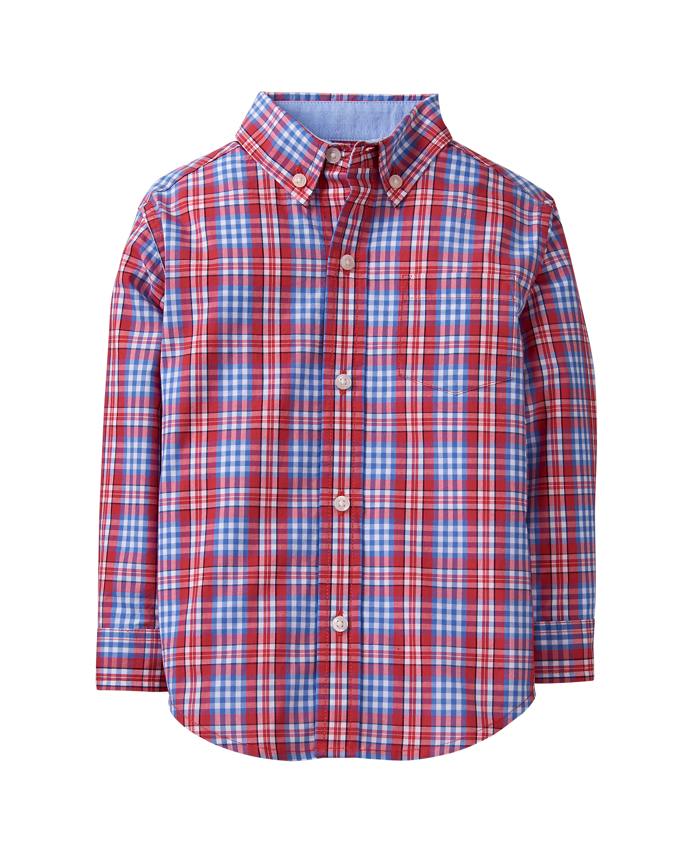 Plaid Poplin Shirt image number 0