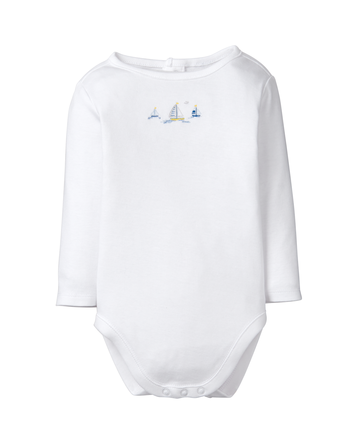 Embroidered Sailboat Bodysuit