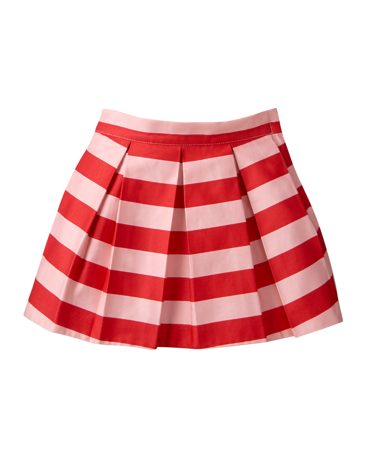 red stripe skirt