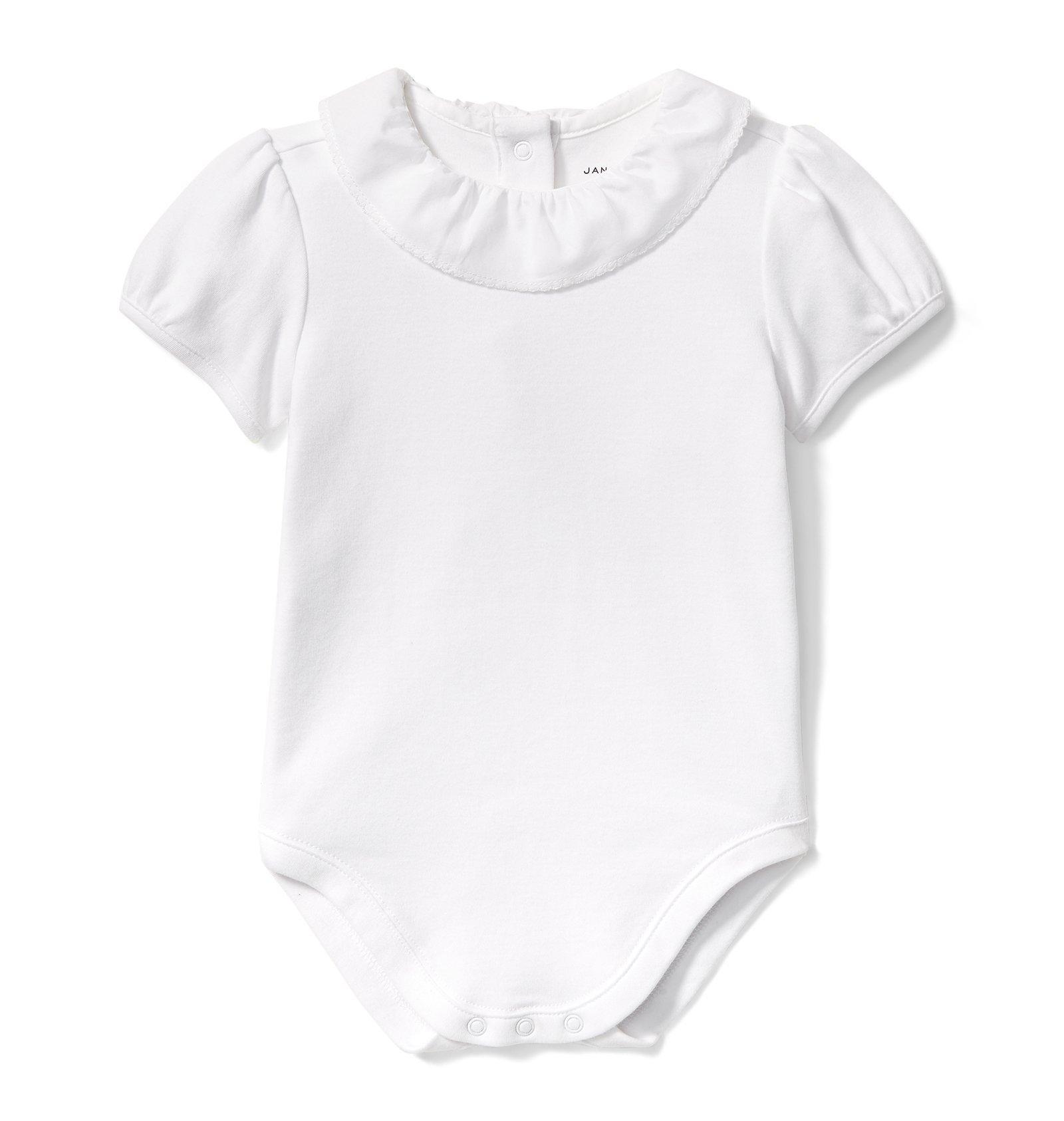 Baby girl store frill collar bodysuit