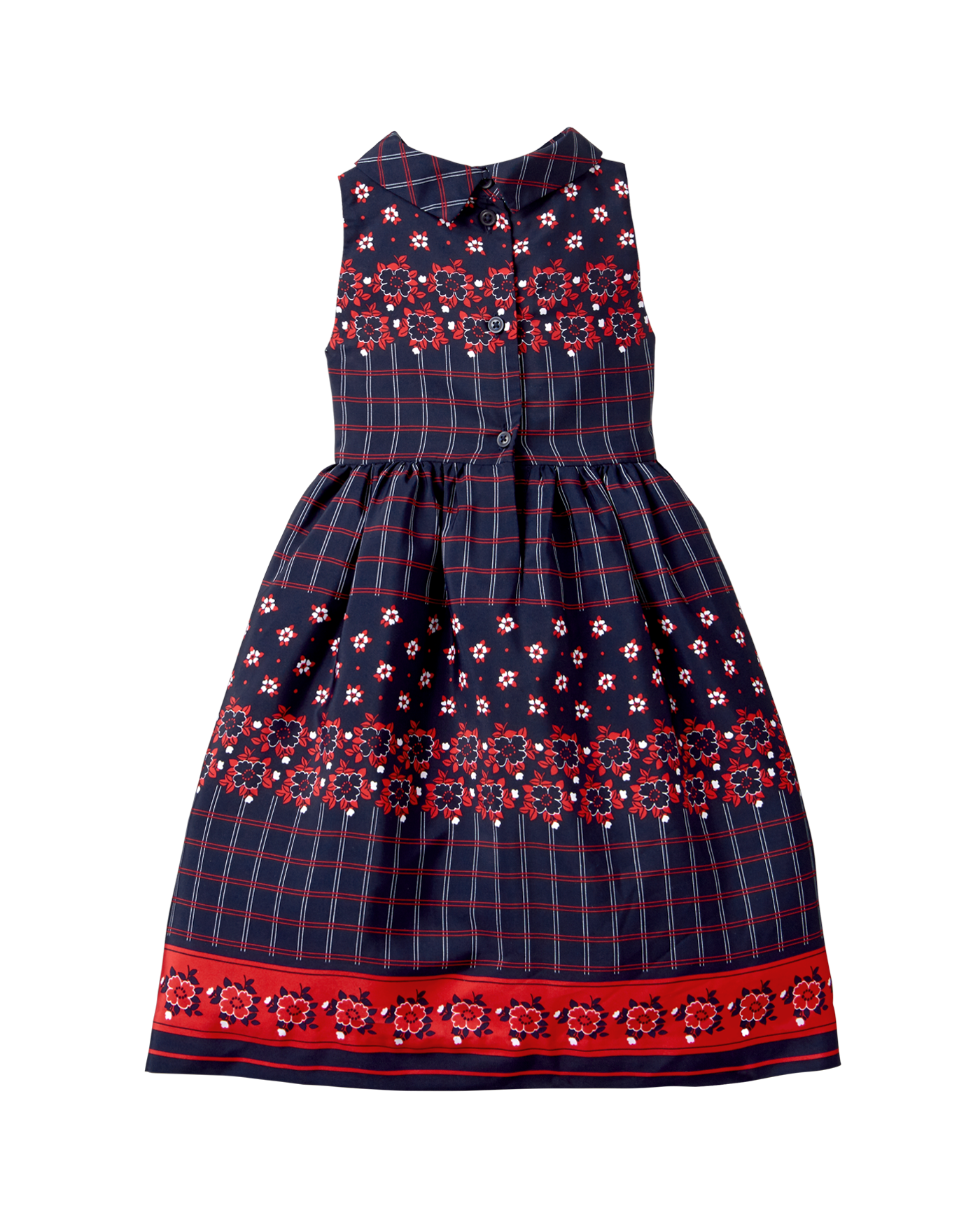 Floral Scarf Print Dress image number 1