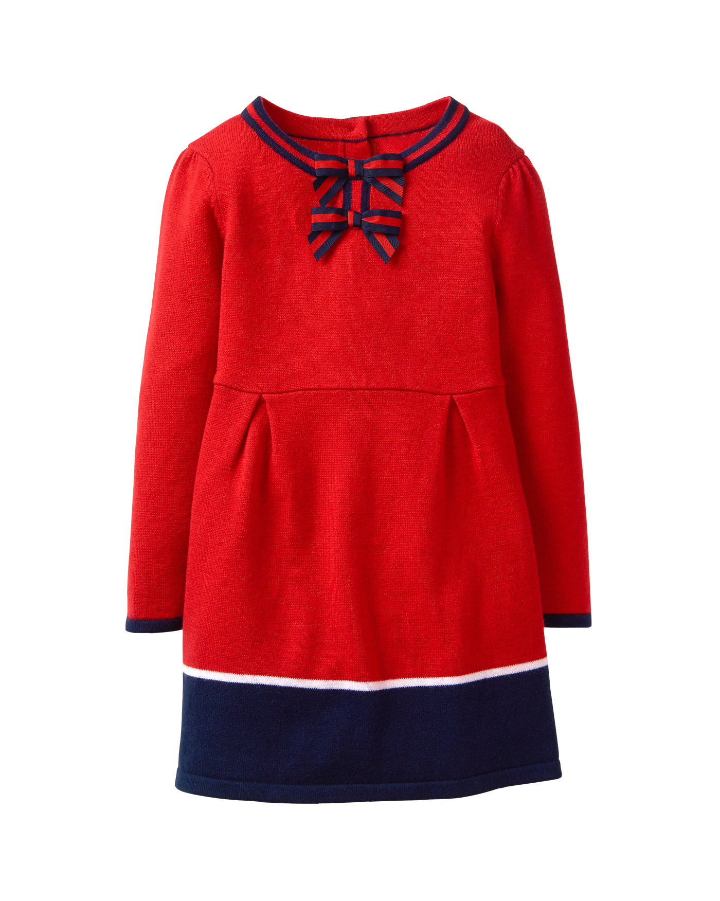 colorblock sweater dress