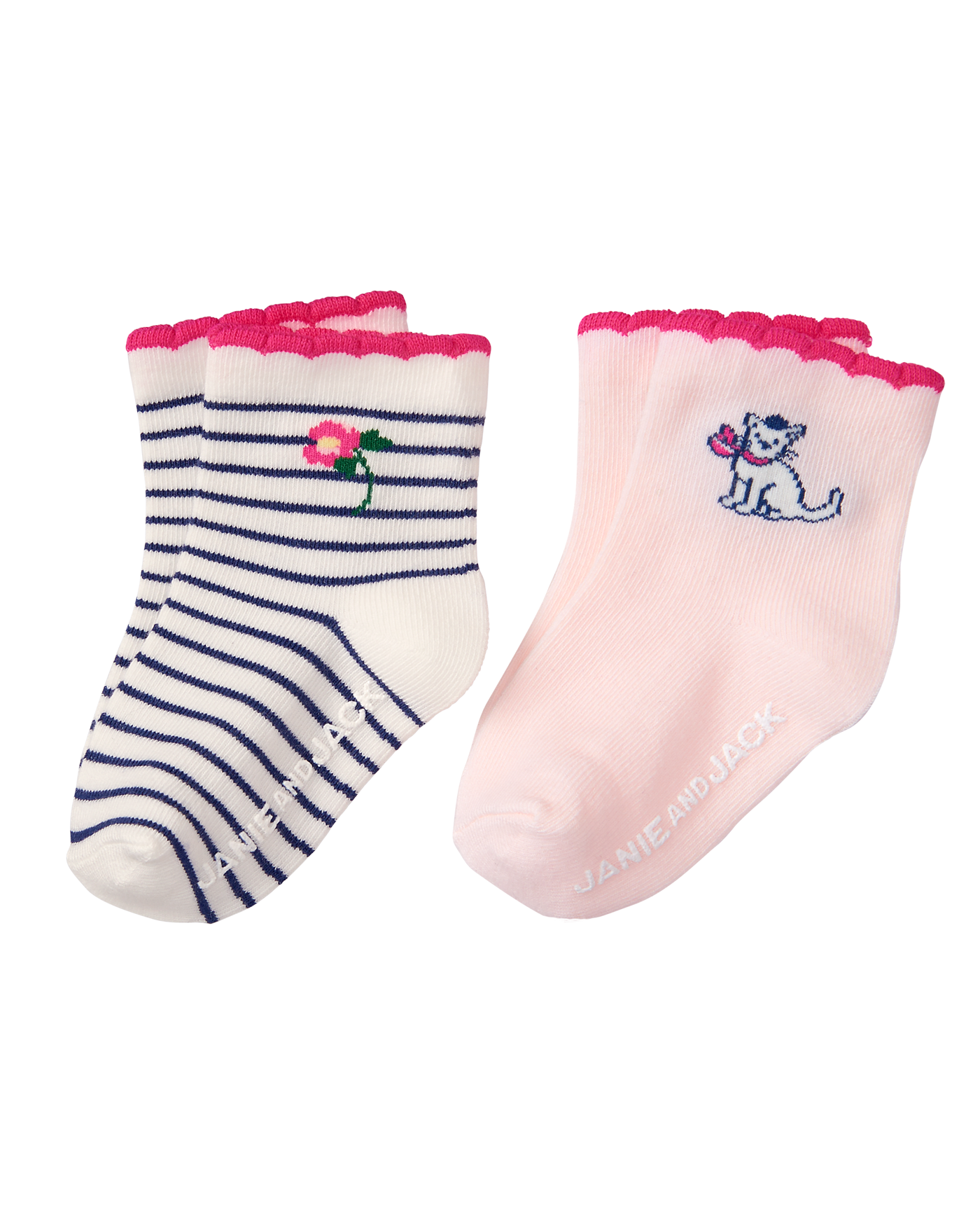 Scalloped Sock 2-Pack image number 0