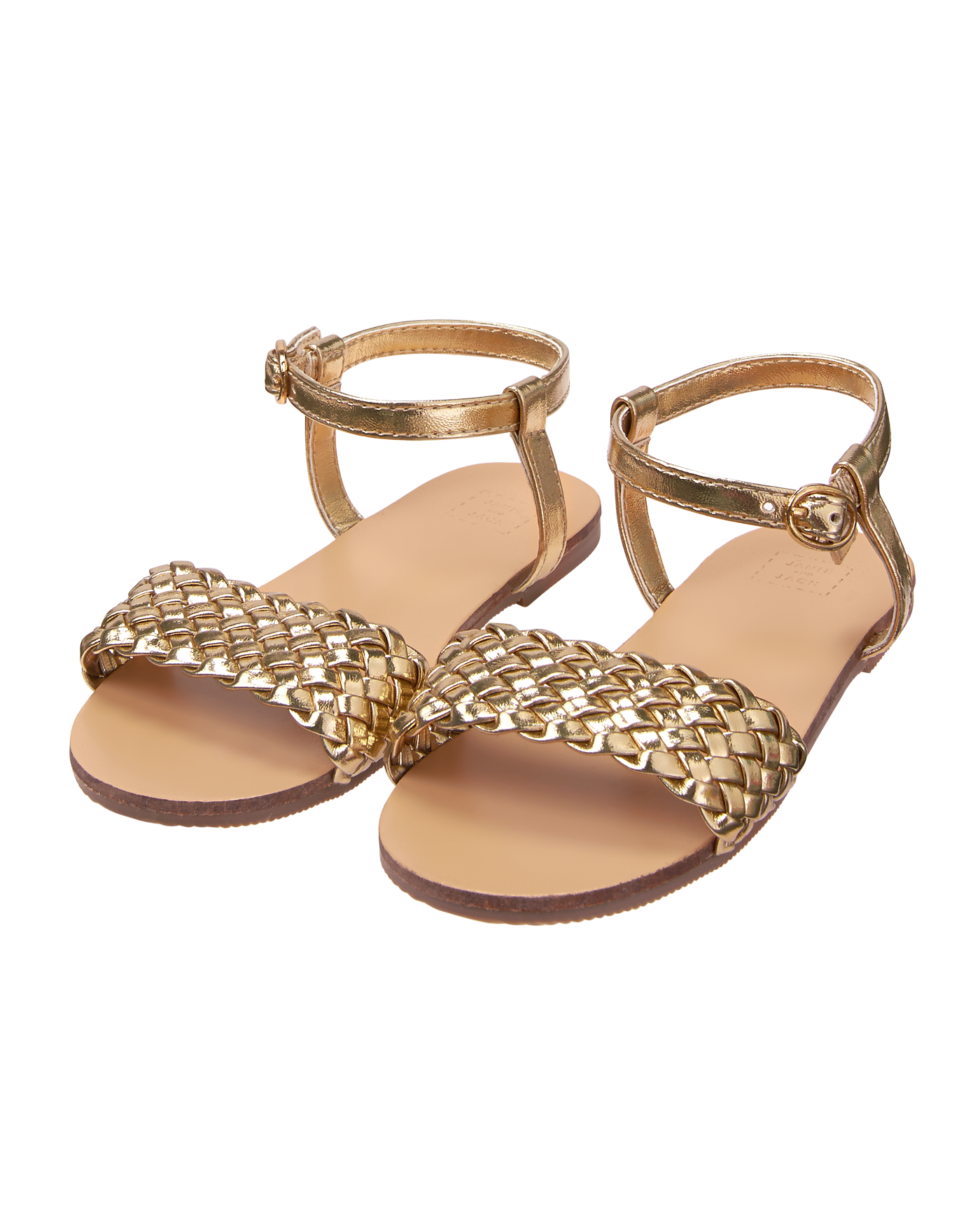 Metallic Woven Sandal