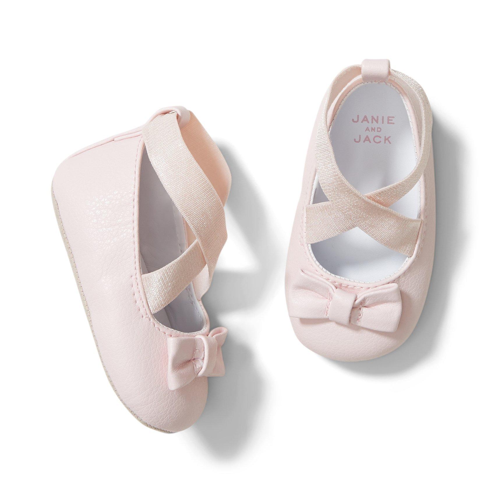 Baby pink hot sale ballerina shoes