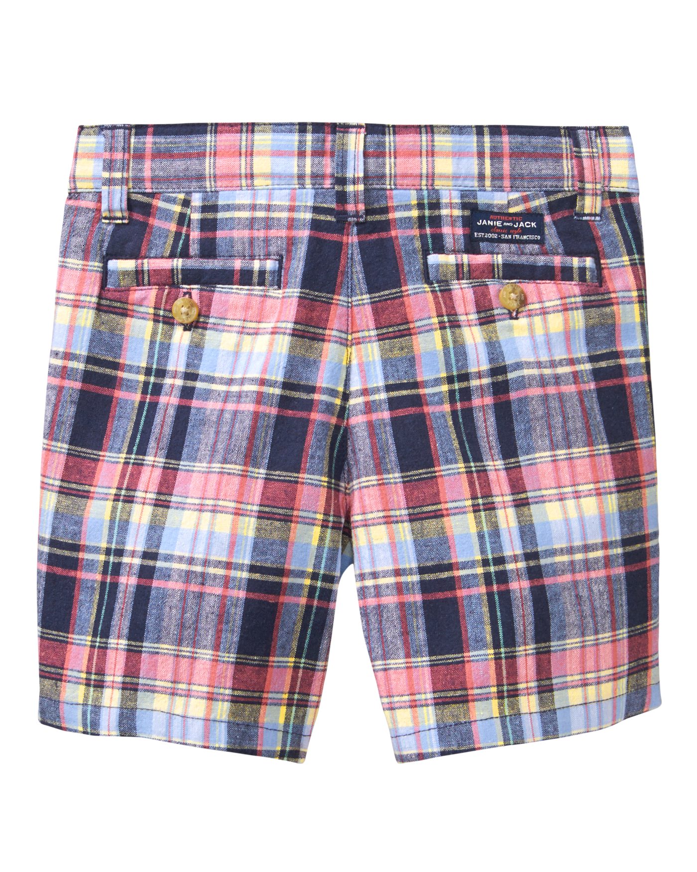 Plaid Linen Short image number 1