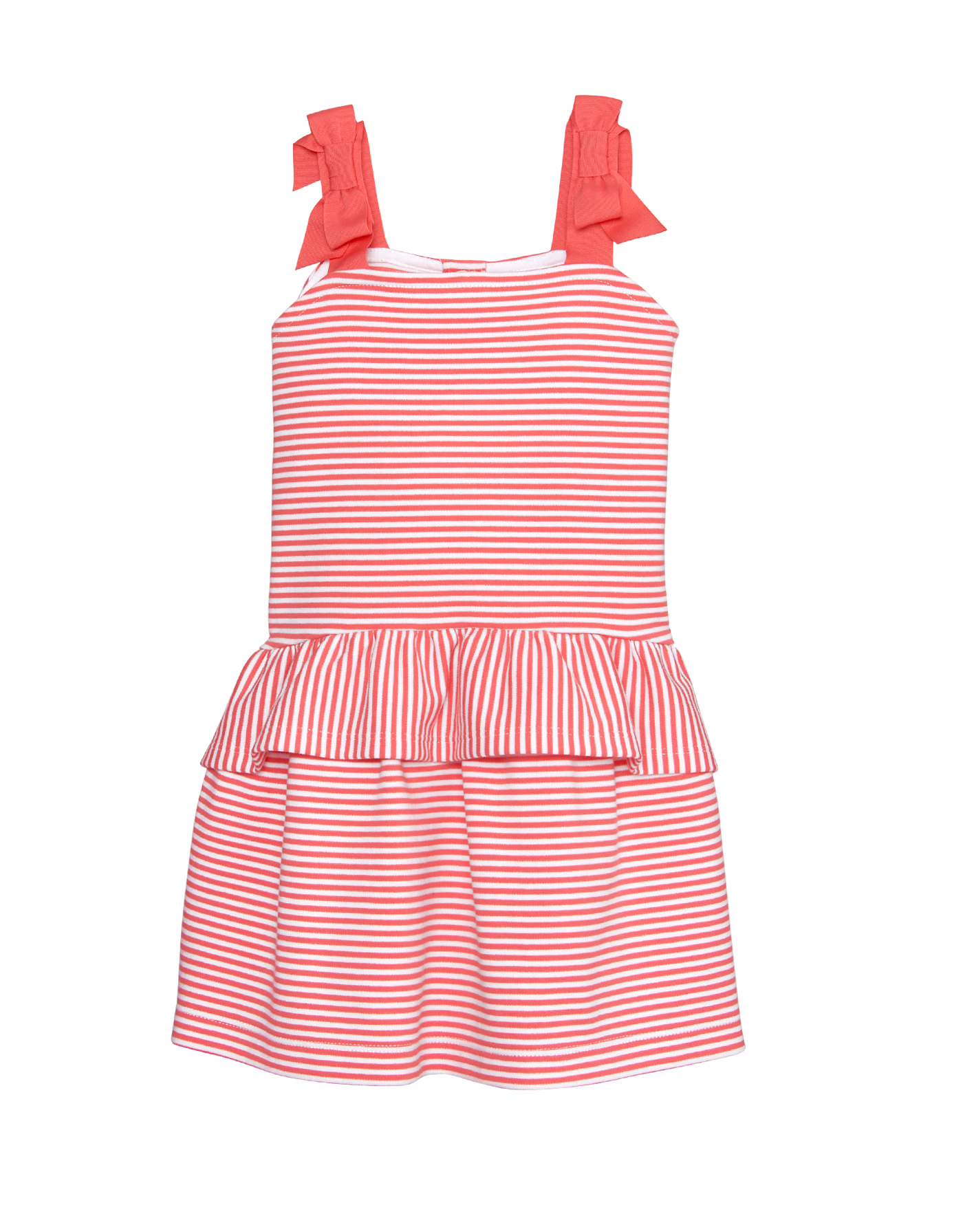 Striped Peplum Dress image number 0