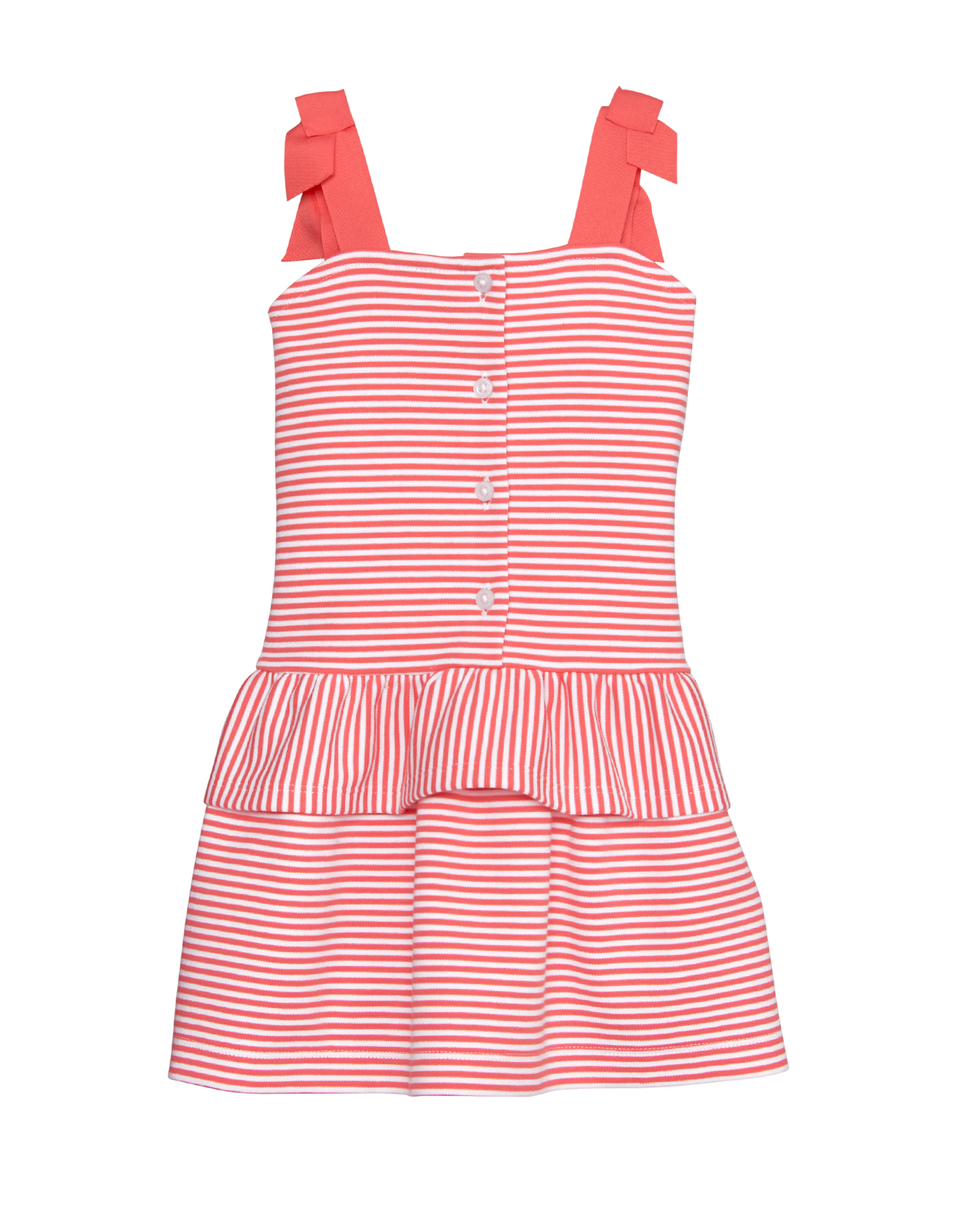 Striped Peplum Dress image number 1