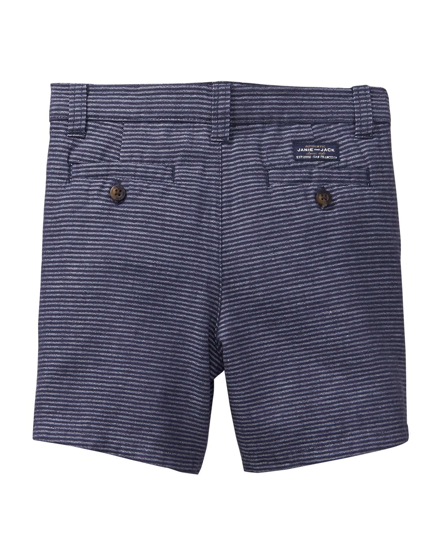 Striped Twill Short  image number 1