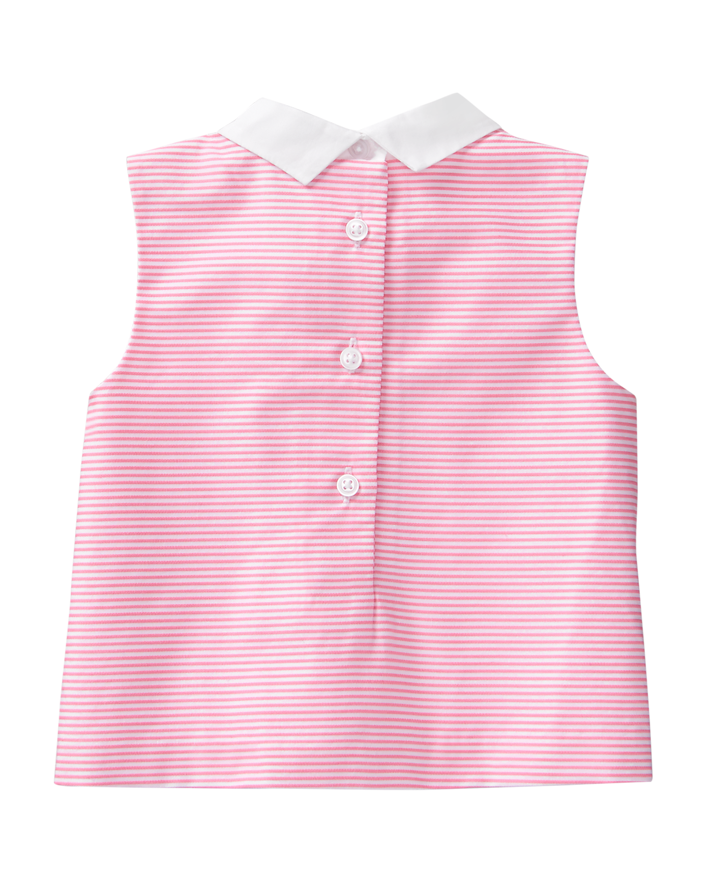 Embroidered Striped Top image number 1