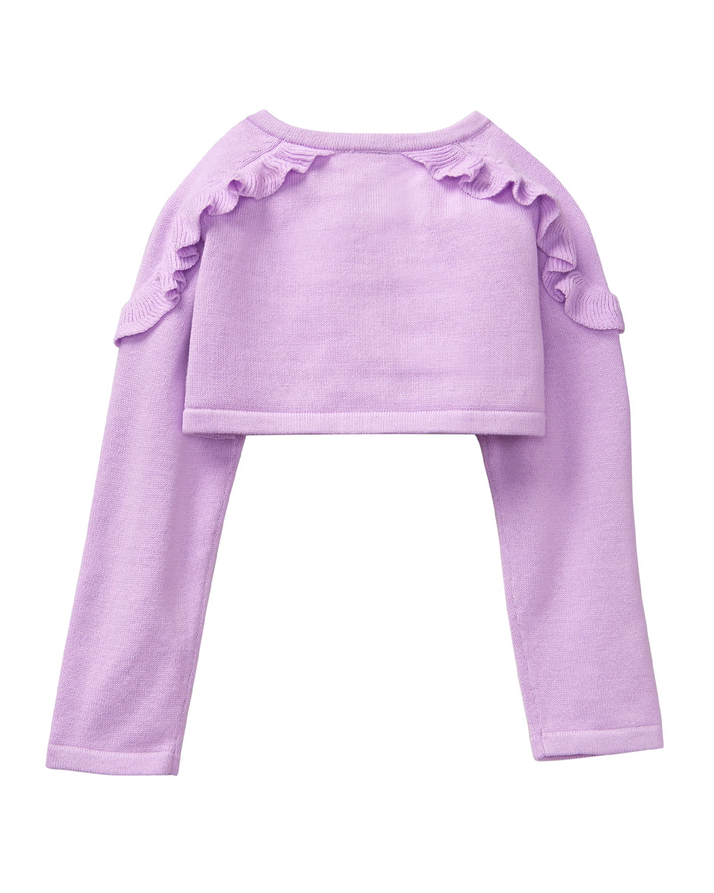Cropped Ruffle Cardigan image number 1