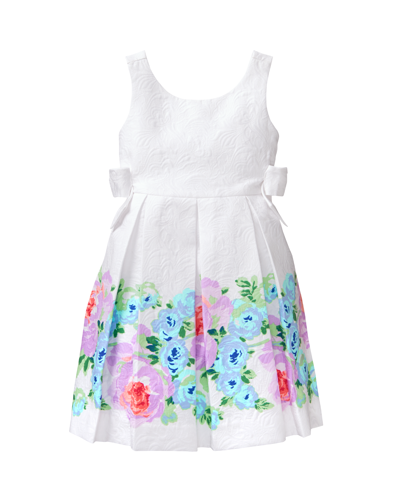 Floral Border Dress