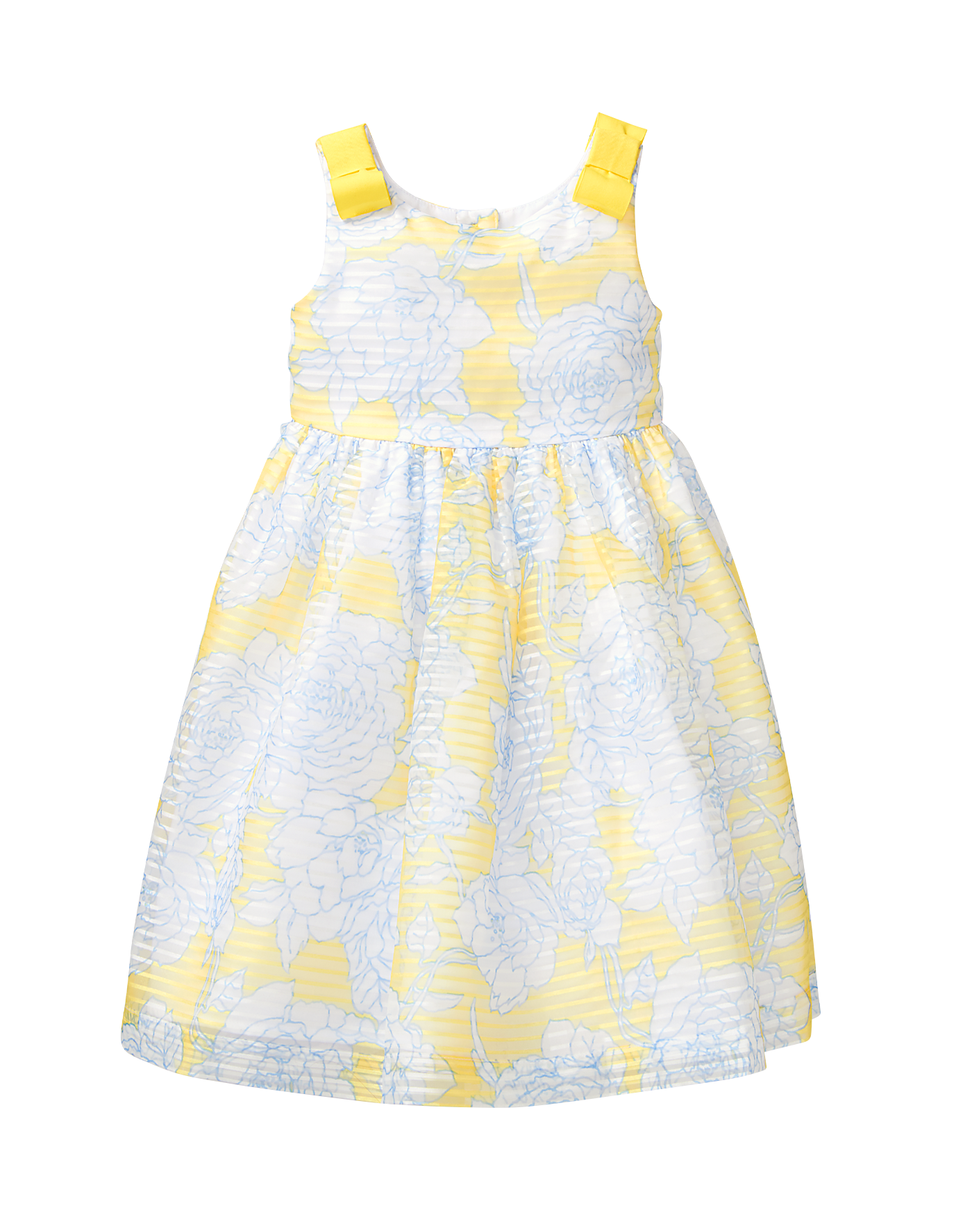 Striped Floral Dress