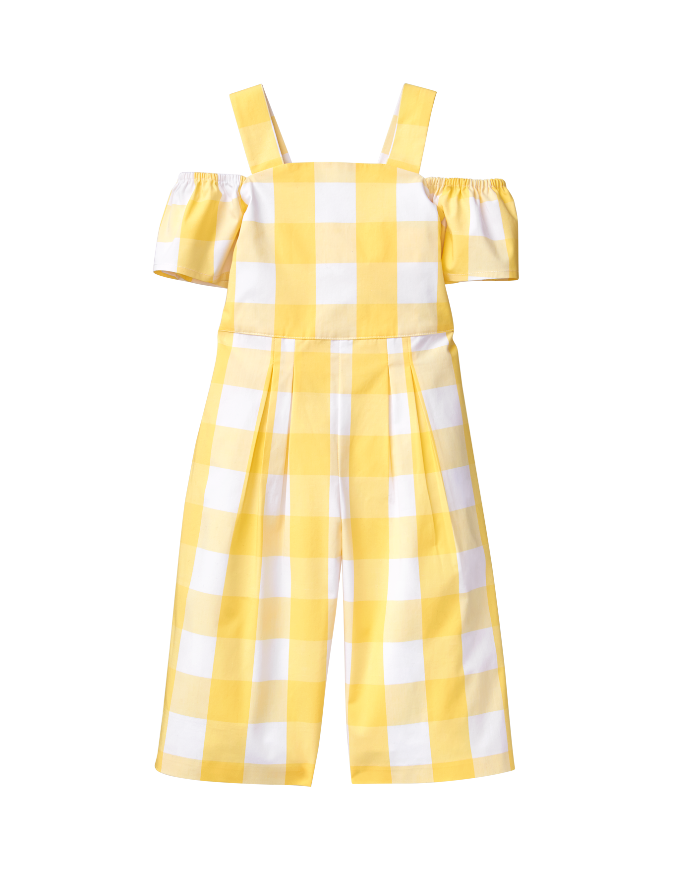 yellow gingham baby dress