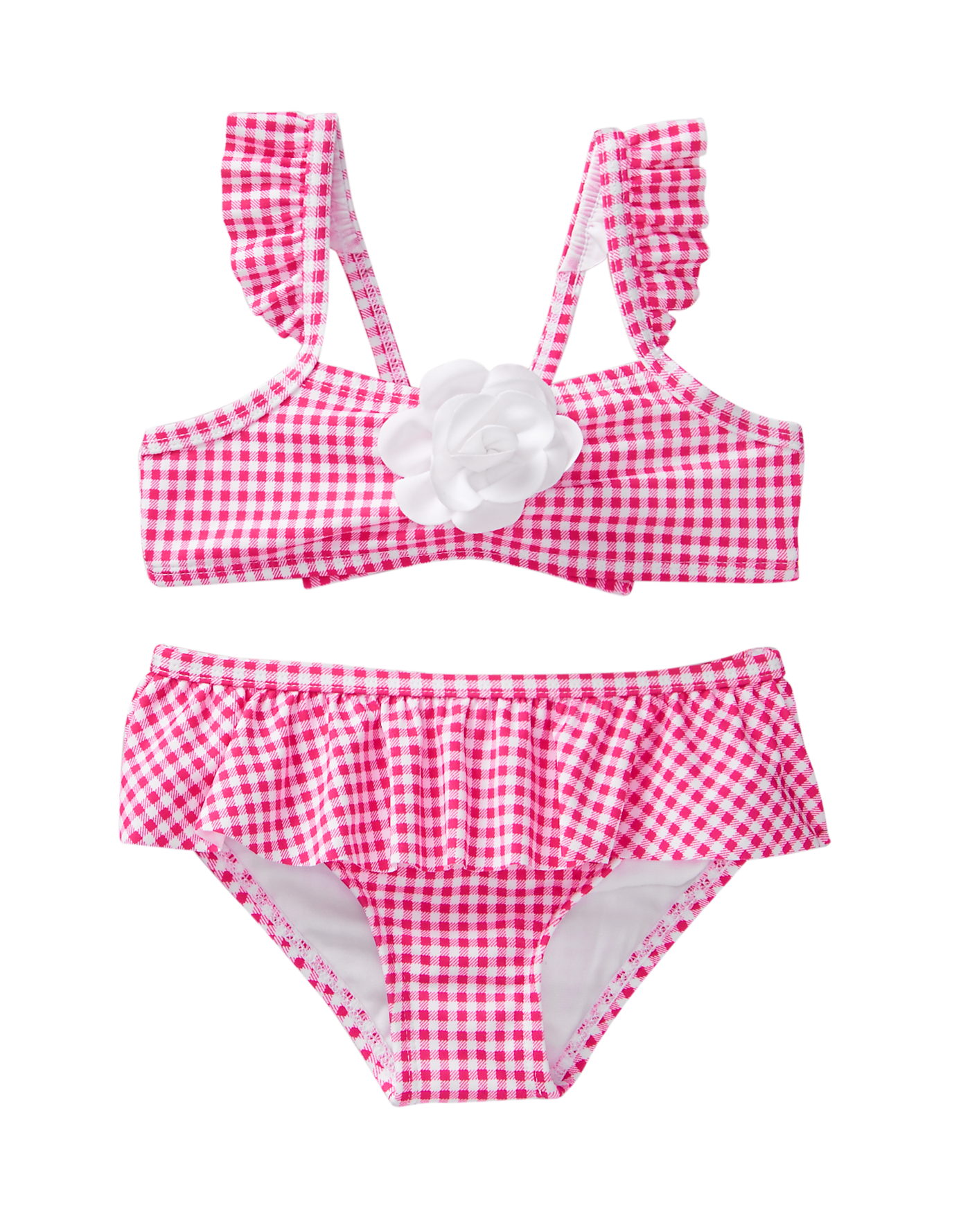 gingham baby swimsuit