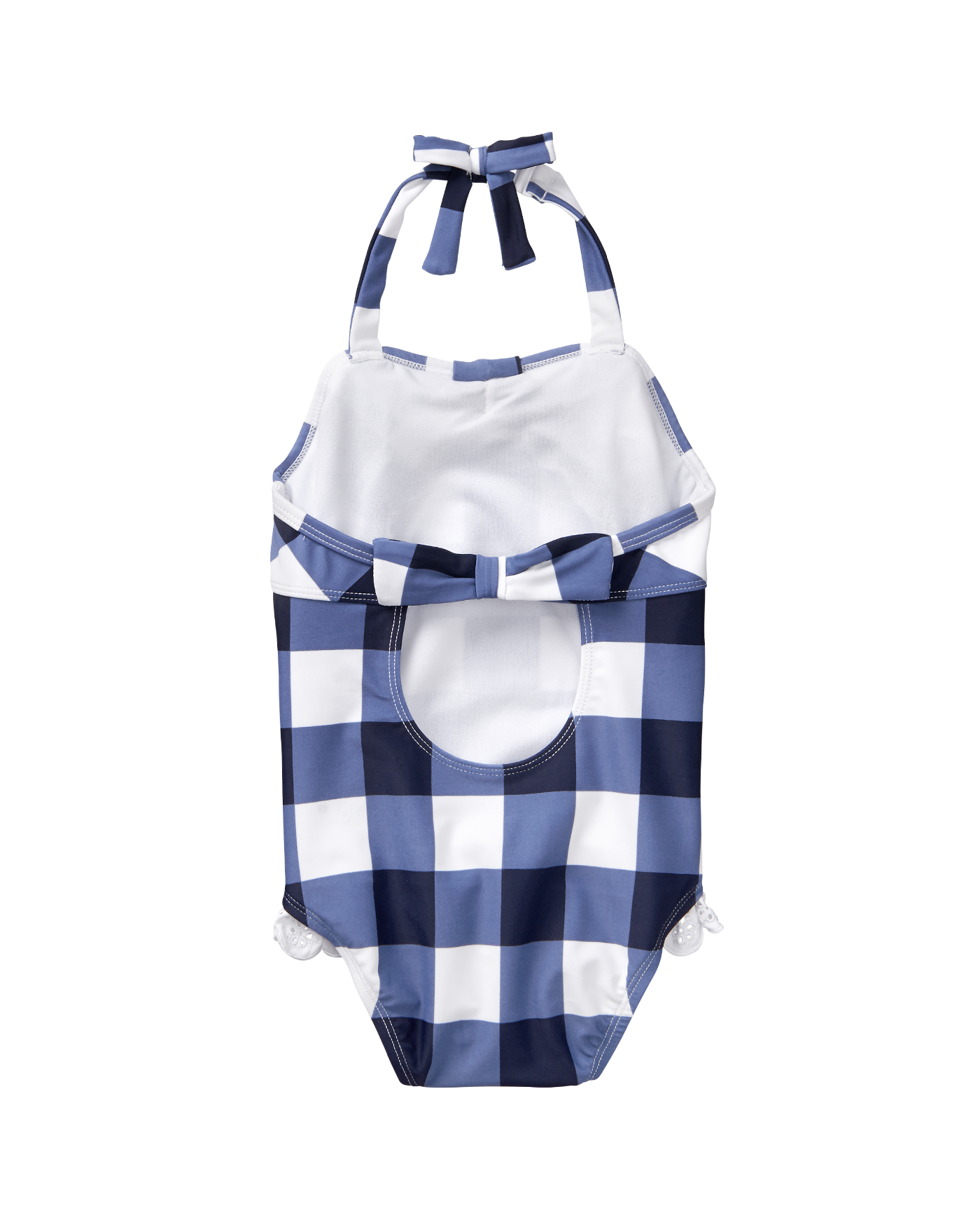 Gingham Eyelet Swimsuit image number 1