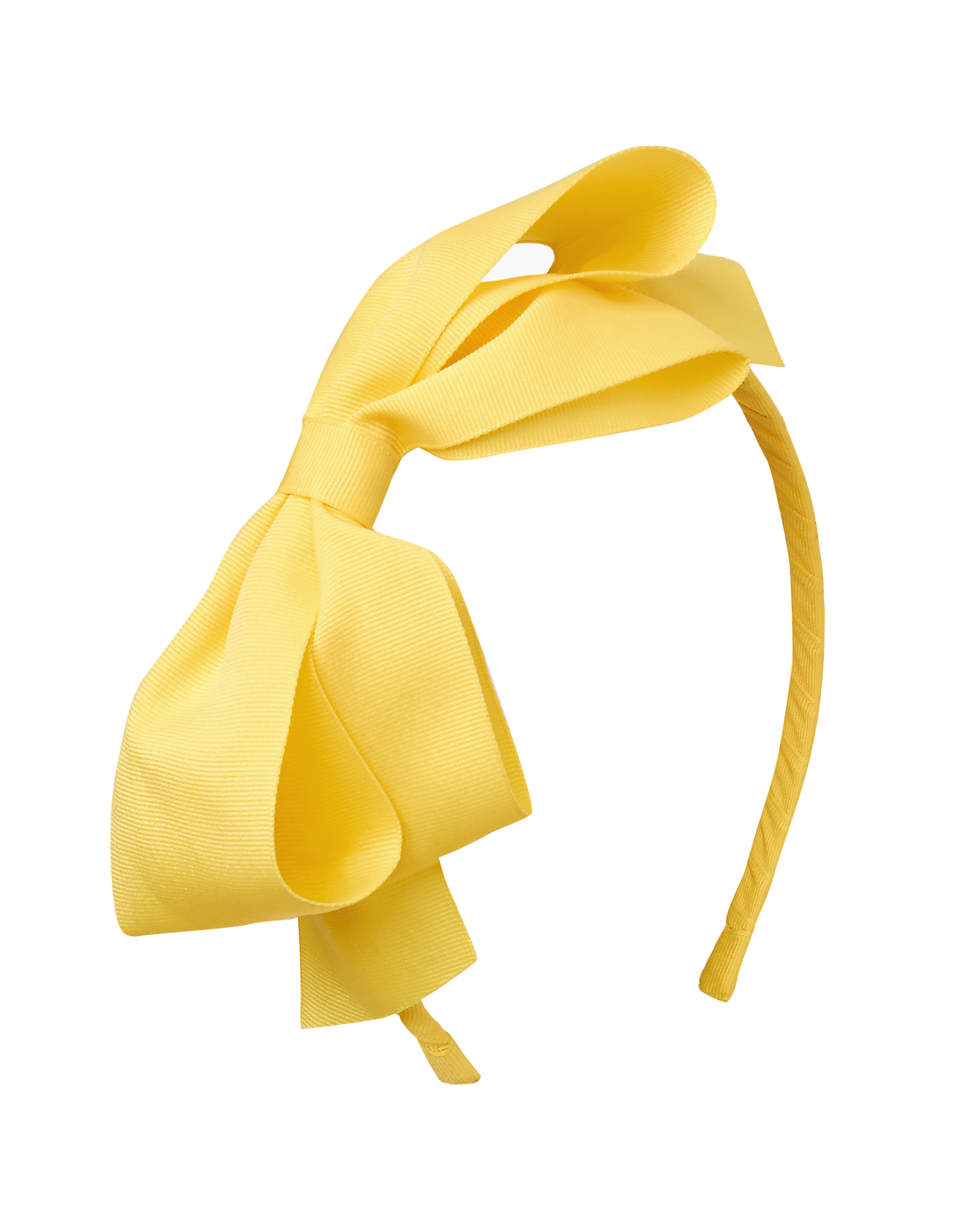 yellow headband bow