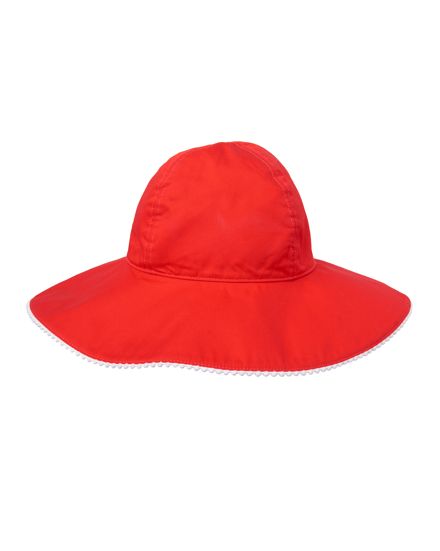 Pom-Pom Trim Sun Hat image number 0