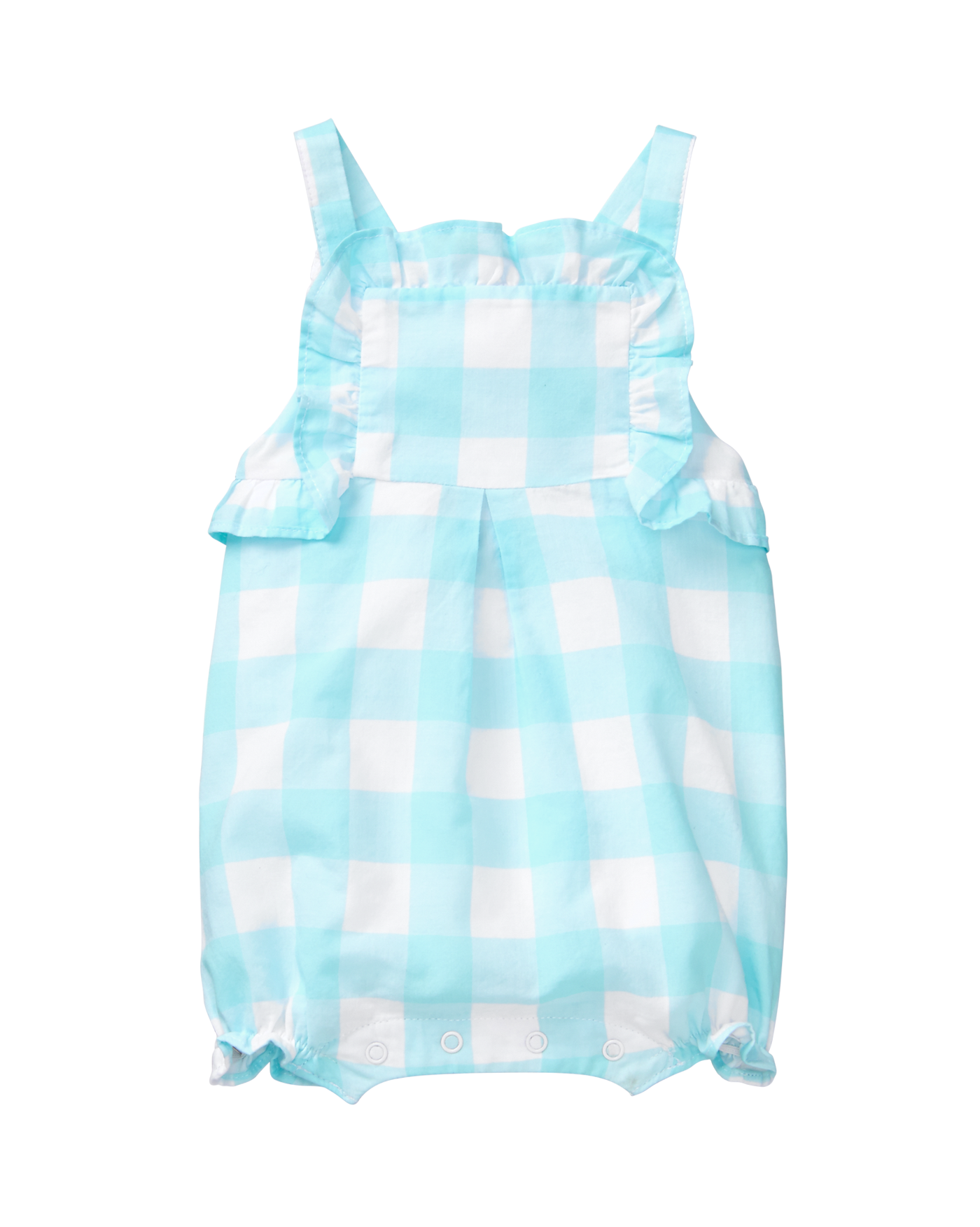 Gingham Ruffle 1-Piece image number 0