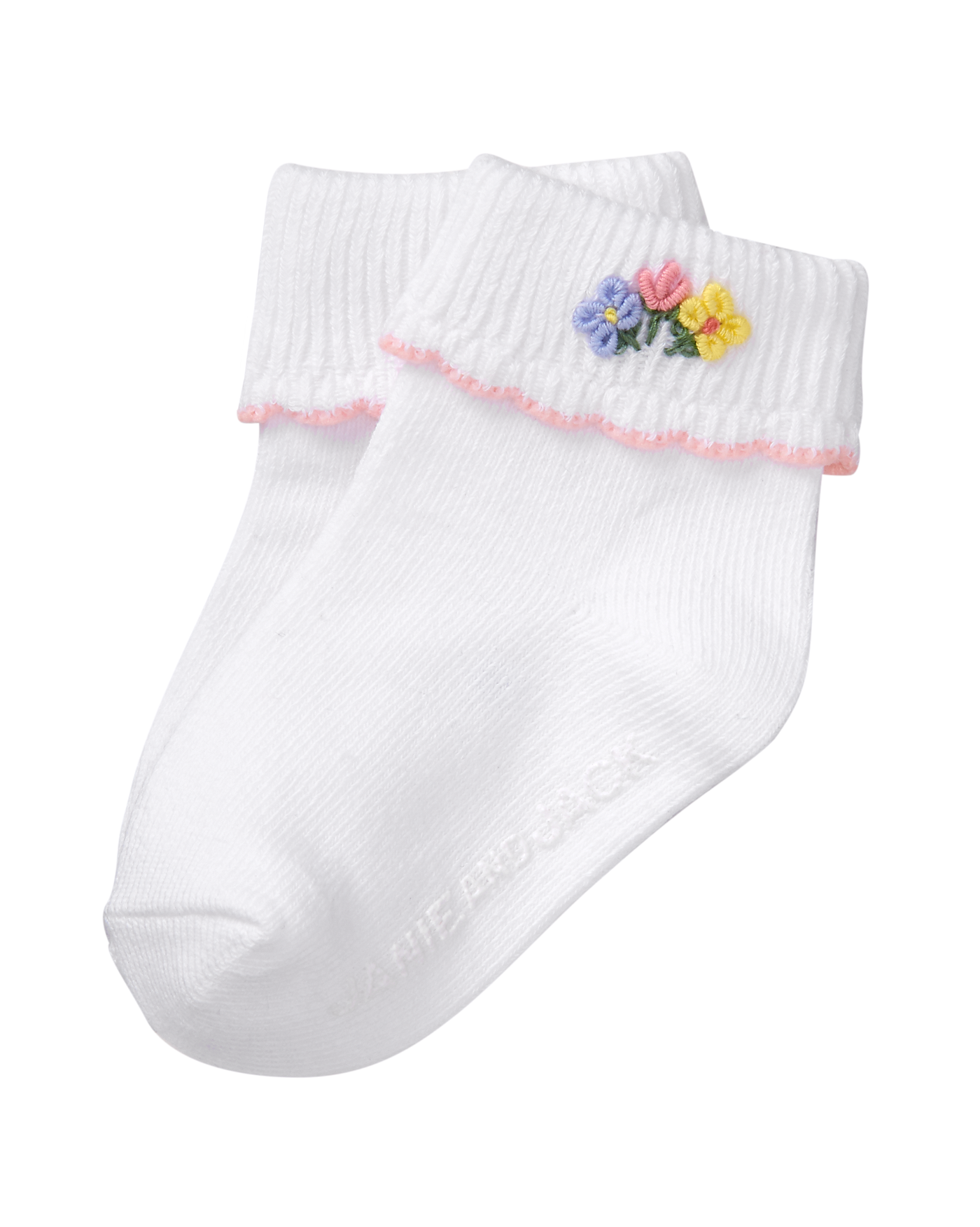 Embroidered Bloom Sock image number 0