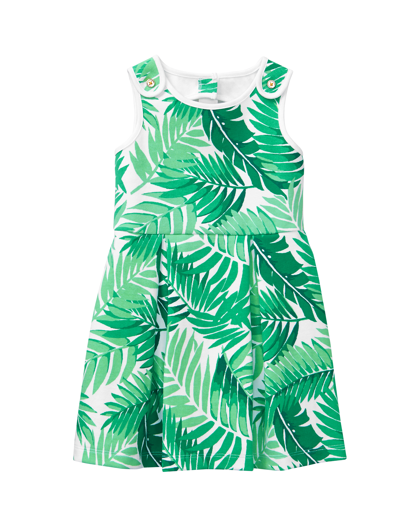 slim fit dress slacks EMELLA PALM PRINT V-NECK DRESS – Velvet by Graham & Spencer main image 1